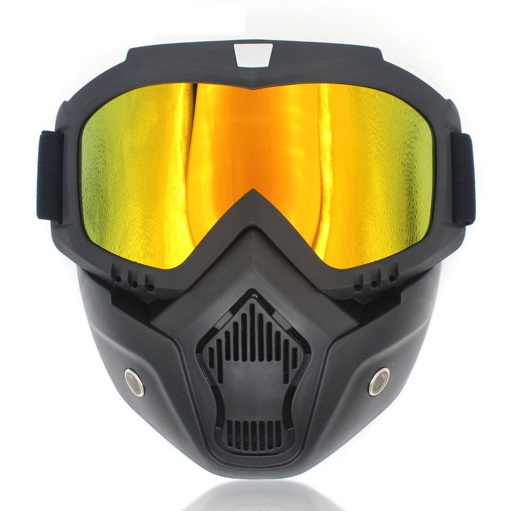 Mask Motocross Goles Sun Ski Skate Glasses Vintage Face