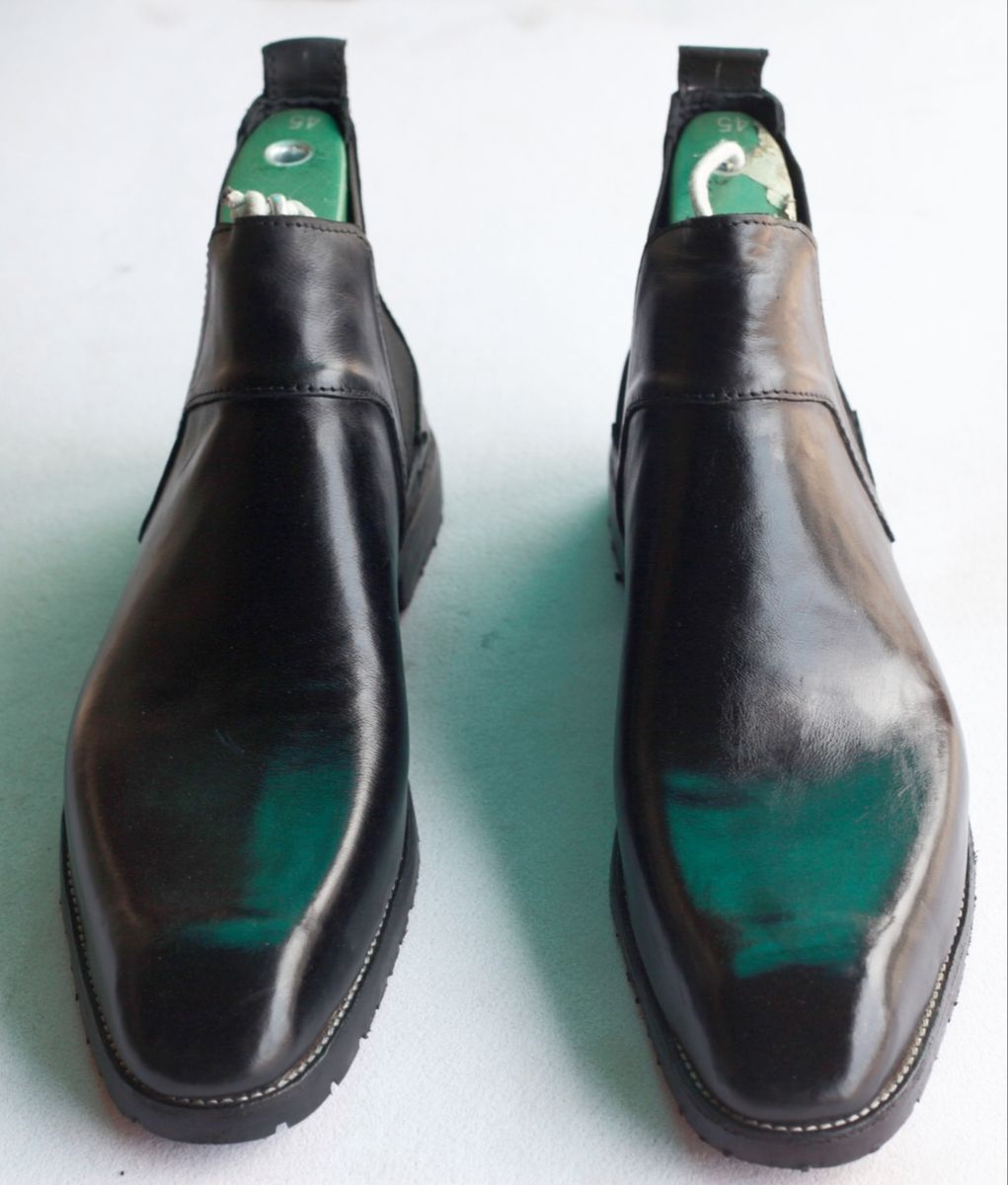Leather Sole Men Best Quality Cow Leather Ankle Chelsea Boot