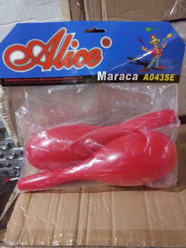 Marracas Percussion Musical Instrument 2pcs-Red