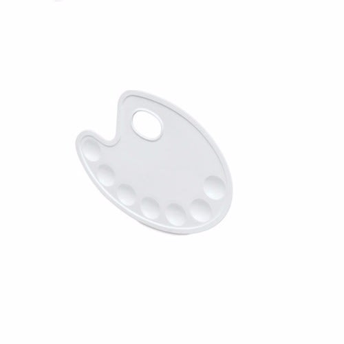Artist Oval Plastic Palette Tray