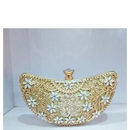 Ladies Clutch Purse - Gold