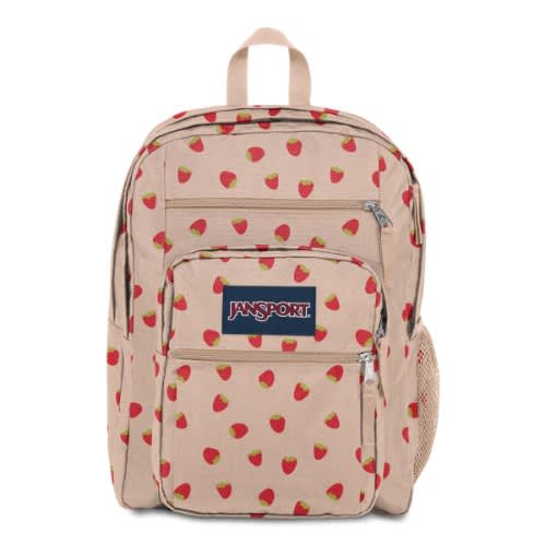 Big Student Backpack - Strawberry Shower