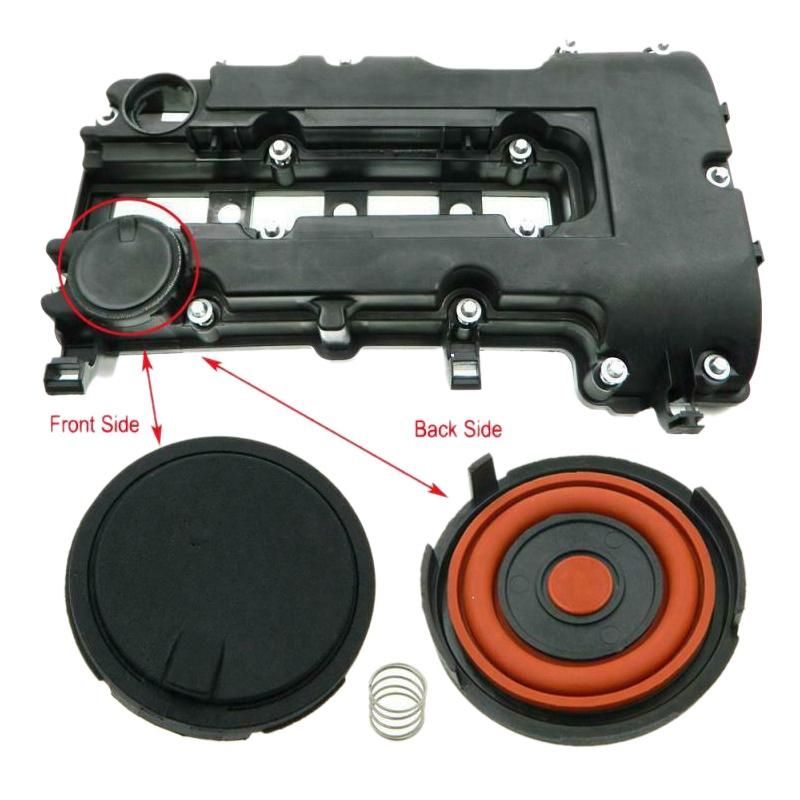 Car Engine Valve Chamber Cover Repair Kit Valve Chamber Waste Gas Valve Cover for Chevrolet Cruze 25198874 55573746