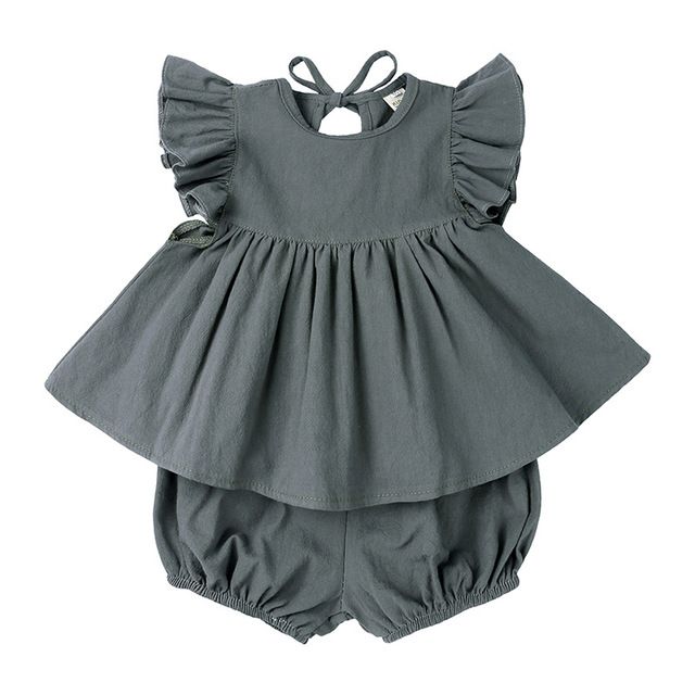 1-4yrs Baby Boys Girls Clothing Sets New Spring Blue_90CM