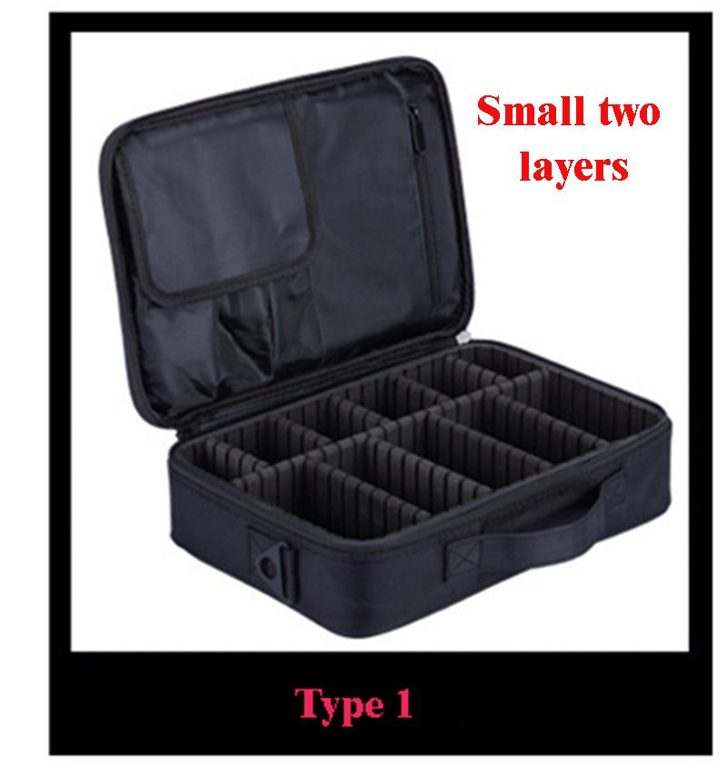 Storage Partition Cosmetic Bag Multifunctional Portable