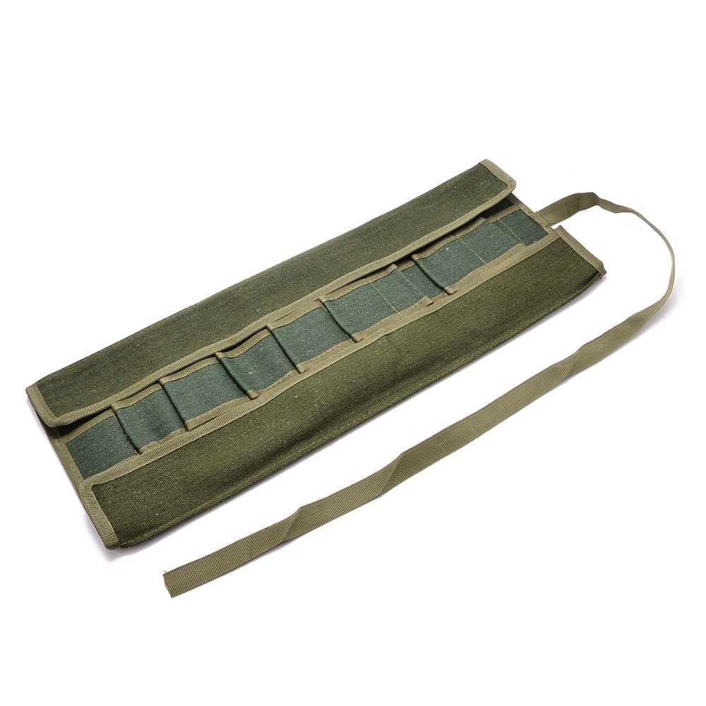 Bag Roll Pliers Canvas Green Bag Army Tool Tools Bonsai Set Package Storage Repair Garden Storage Case Garden Scissors