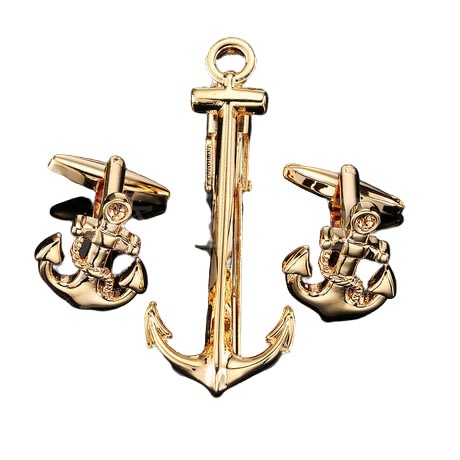 Tie Clip And Cufflink Set