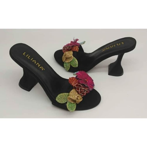 Studded Trendy & Inspired Heel Slippers
