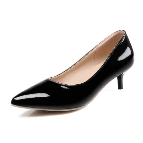 Patent Pencil Heel Stiletto Cover Shoes
