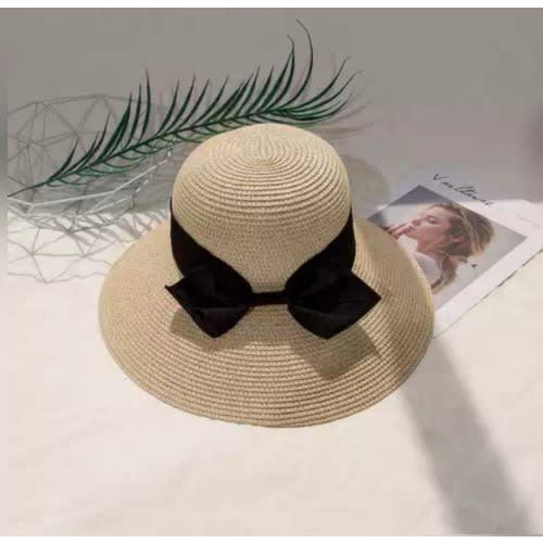 Bucket Straw Hat - Cream