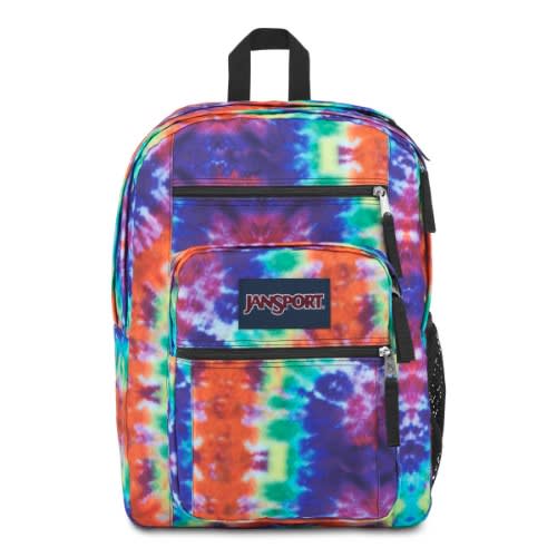 Hippie Days Student Backpack - Red/multicolor