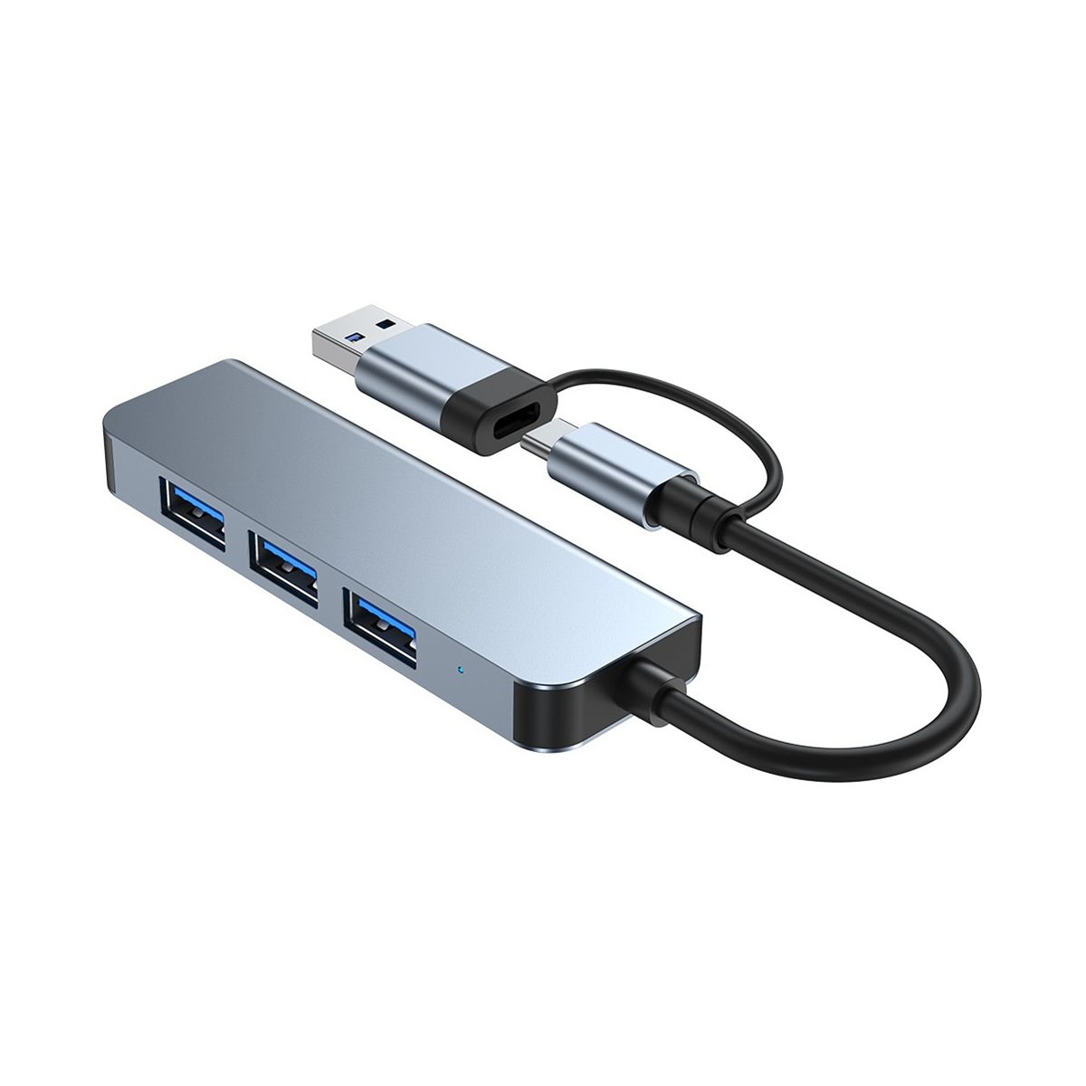 4 Ports USB 3.0 HUB Type-C Adapter USB 2.0 Multi-Port for