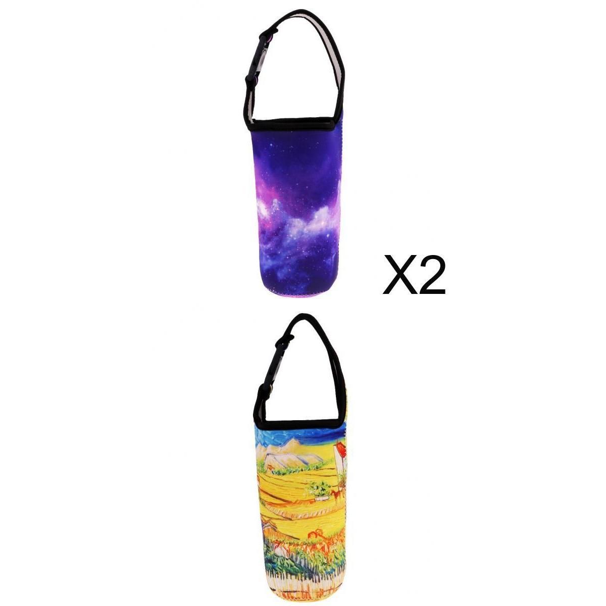 3x Neoprene 30oz Tumbler Carrier Holder Protective Bag Field Violet