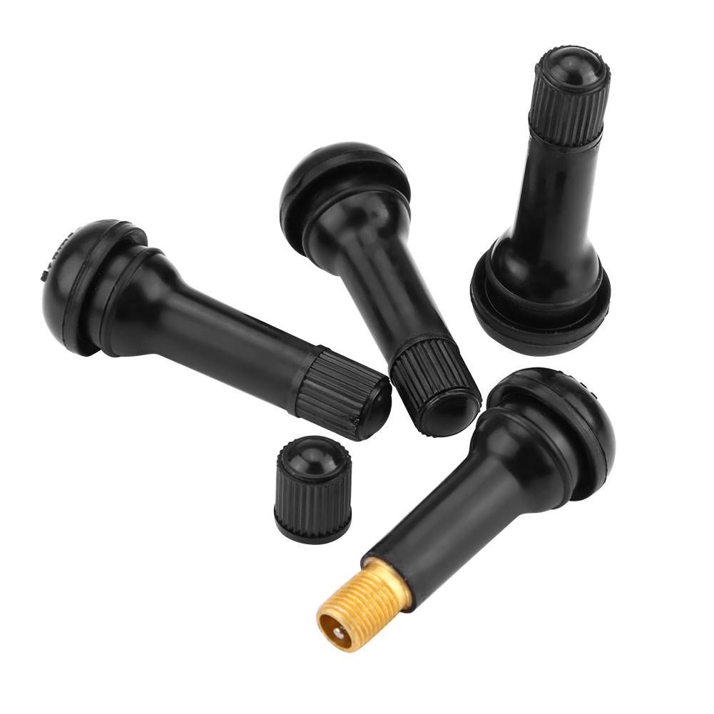 4Pcs Rubber TR414 Car Wheel Snap In Tubeless Tire Tyre