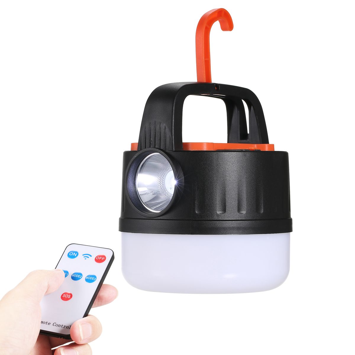 Solar LED Camping Lantern Rechargeable Tent Light Hanging