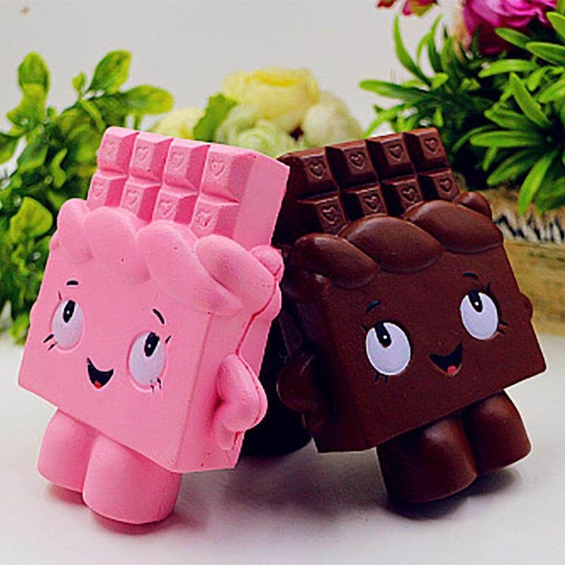 PU Simulation Of Chocolate Human Toy Squishy - Relief Toys