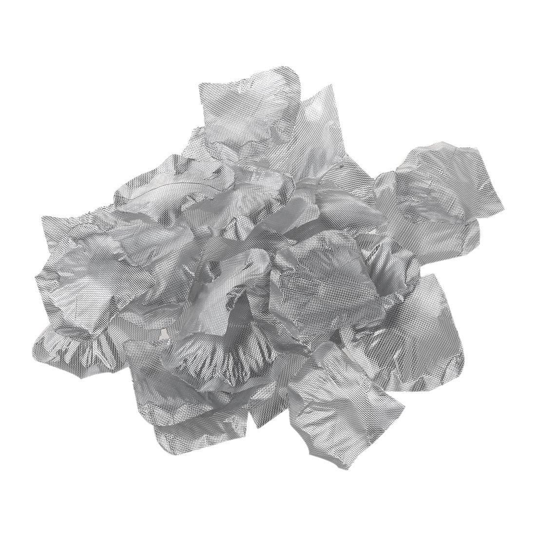 Artificial Petal in Cloth for Wedding 1 Kit of 100, Silver)