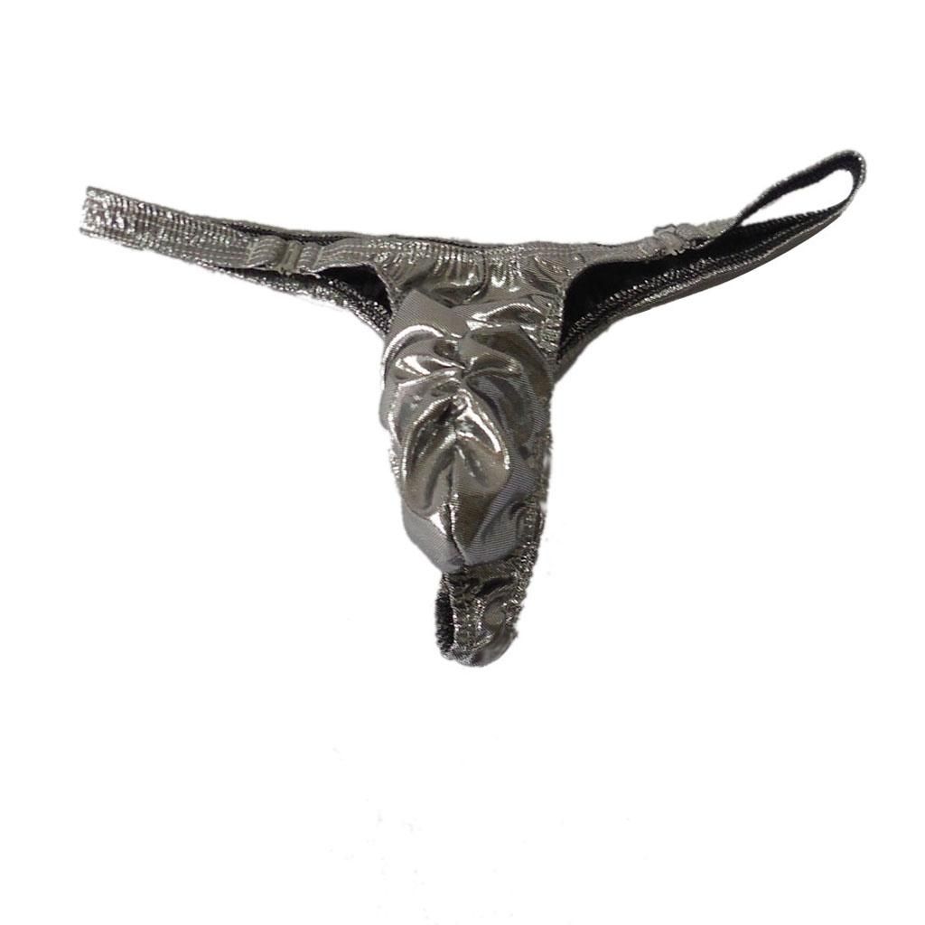 Men Bling Pouch   Buckle  Jockstrap