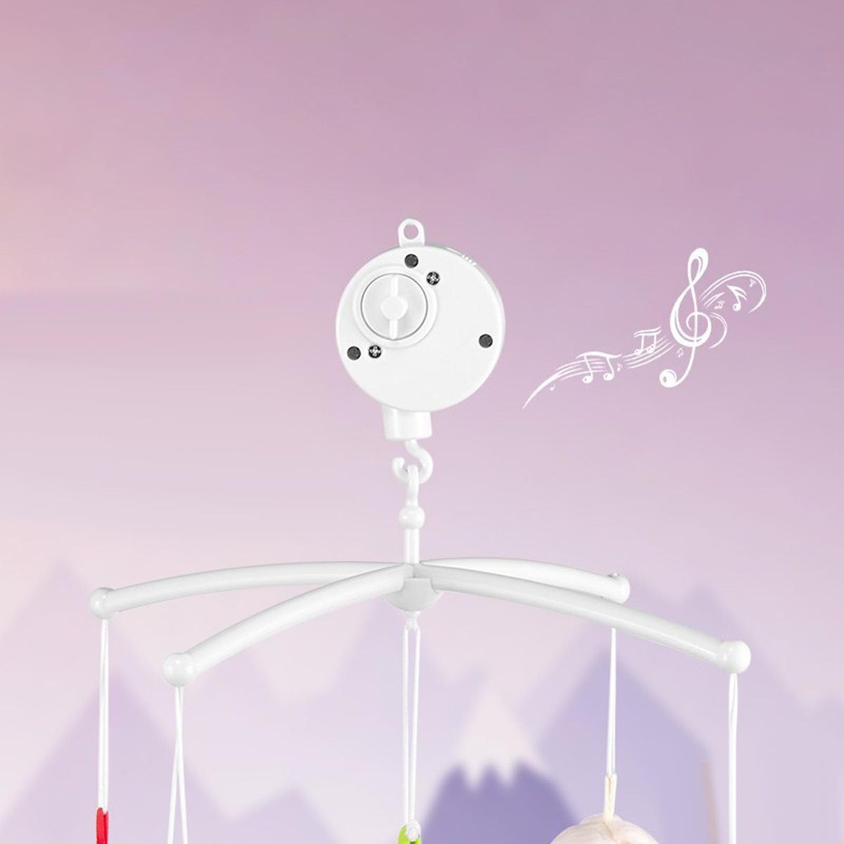 Rotary Mobile Crib Music Box Windup Clockwork Movement