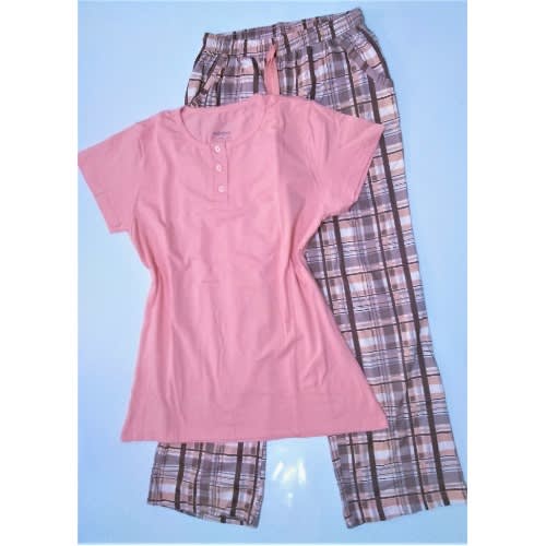 2 Piece Women's Pyjamas - Peach