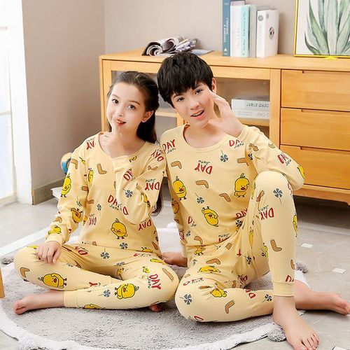 Teenage Girls Pajamas New Autumn Teen-37_8-9T (130-140cm)