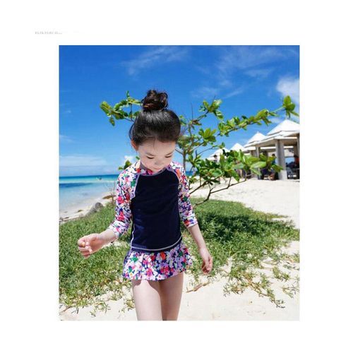 Girls Two Pieces Swim Suits Children Swimwear Kids Bathing-Style 07