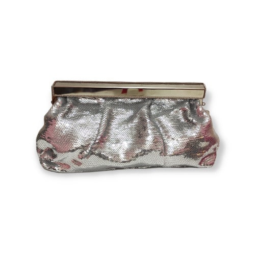 Sequin Clutch Purse -Silver