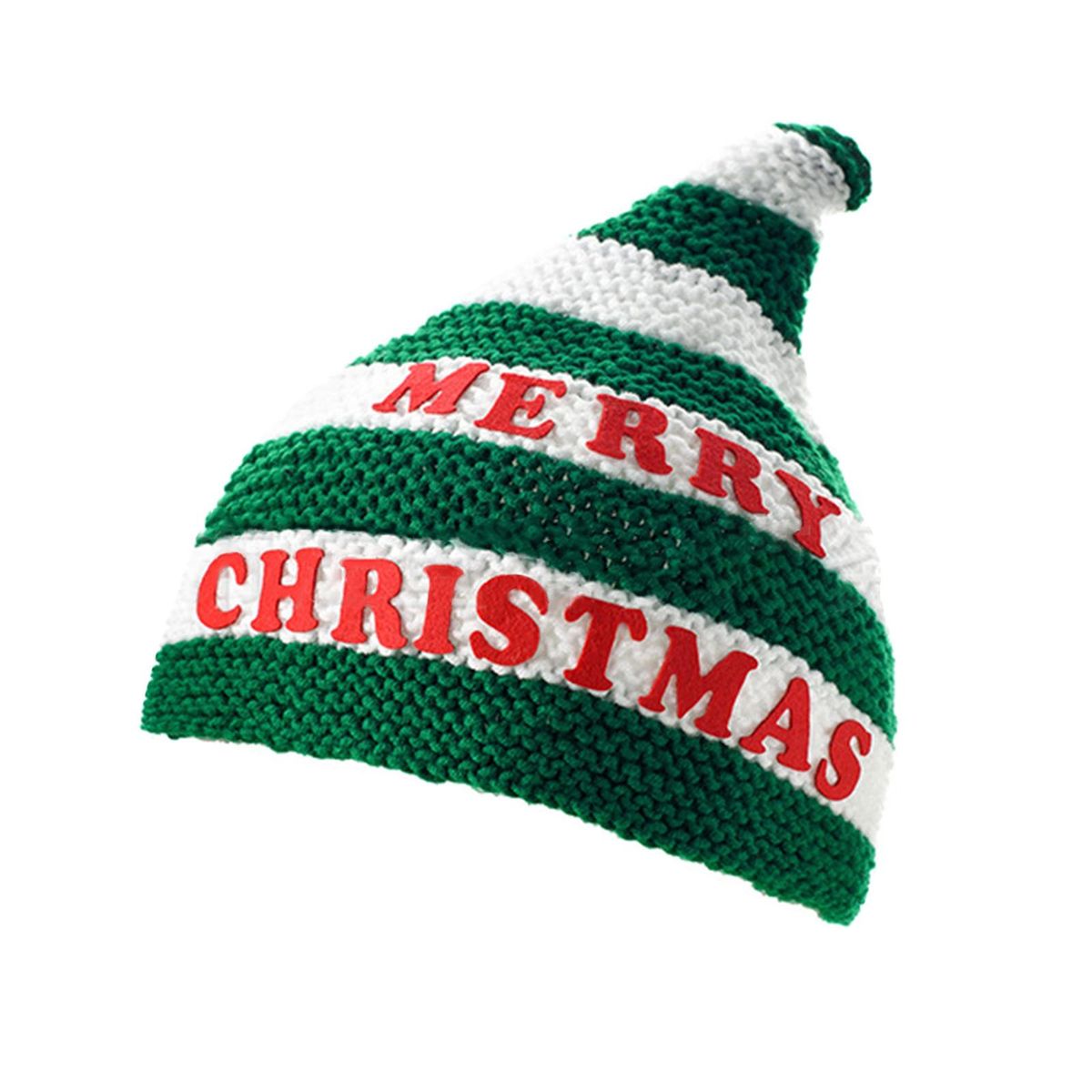 Christmas Knitted Hat Hats Adults Christmas Slouchy Hats Santa Hat Bulk Santa Knit Crochet Cap Wind Proof Hat Ski Hat