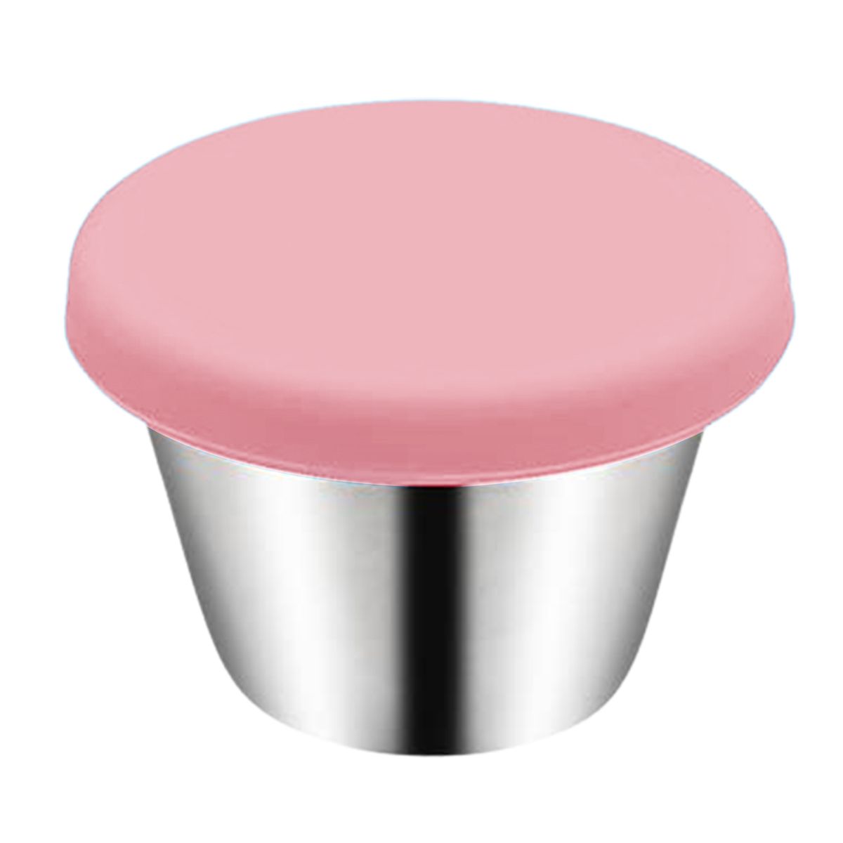 50ml Seasoning Box Reusable Sauce Container With Silicone Lid Pink