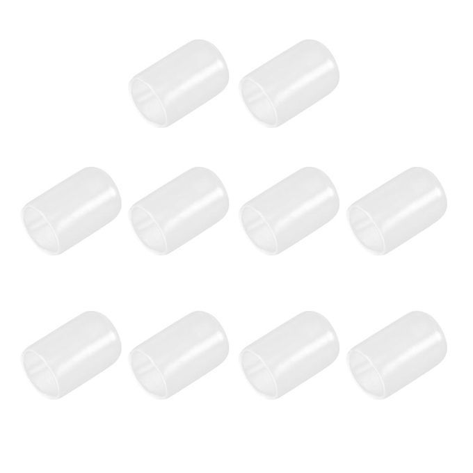10Pcs Clear Silicone Pool  Tip Protector Saver Sleeve Billiard