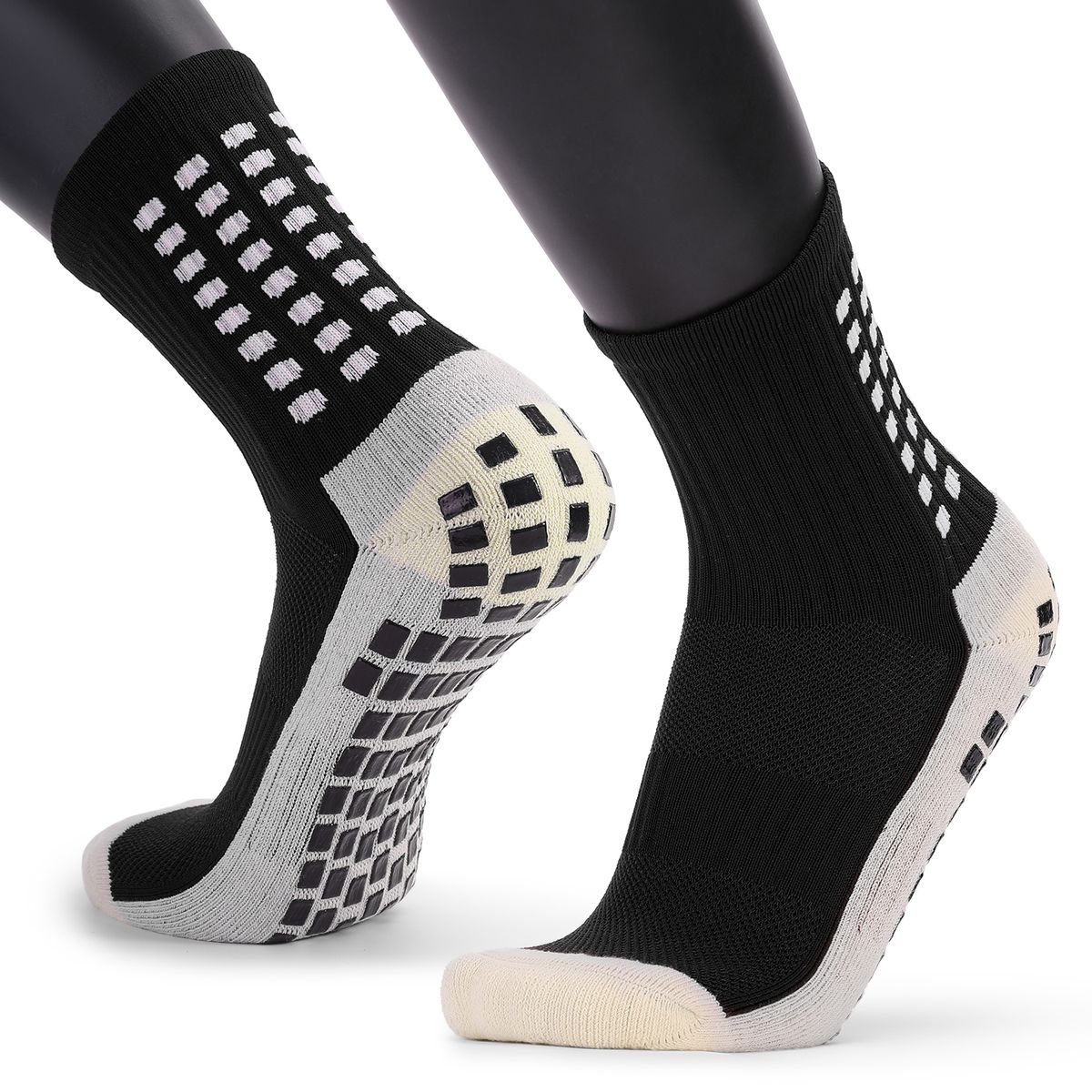 Men's Anti Slip Football Socks Athletic Long Socks Absorbent