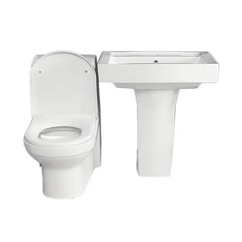 Toilet Seat & Wash Hand Basin - 117