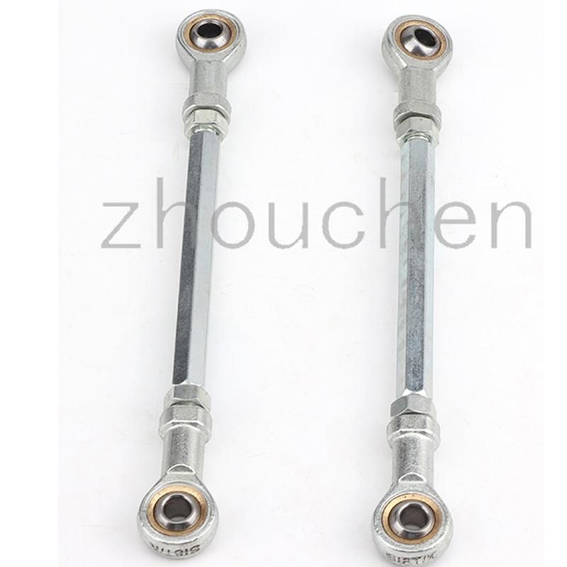 Adjustable ATV Steering Shaft Tie Rod Rack Kit L&R Hand Tie Rod Ball Joint for ATV Quad Go Kart Modified ATV 120mm Retrofit