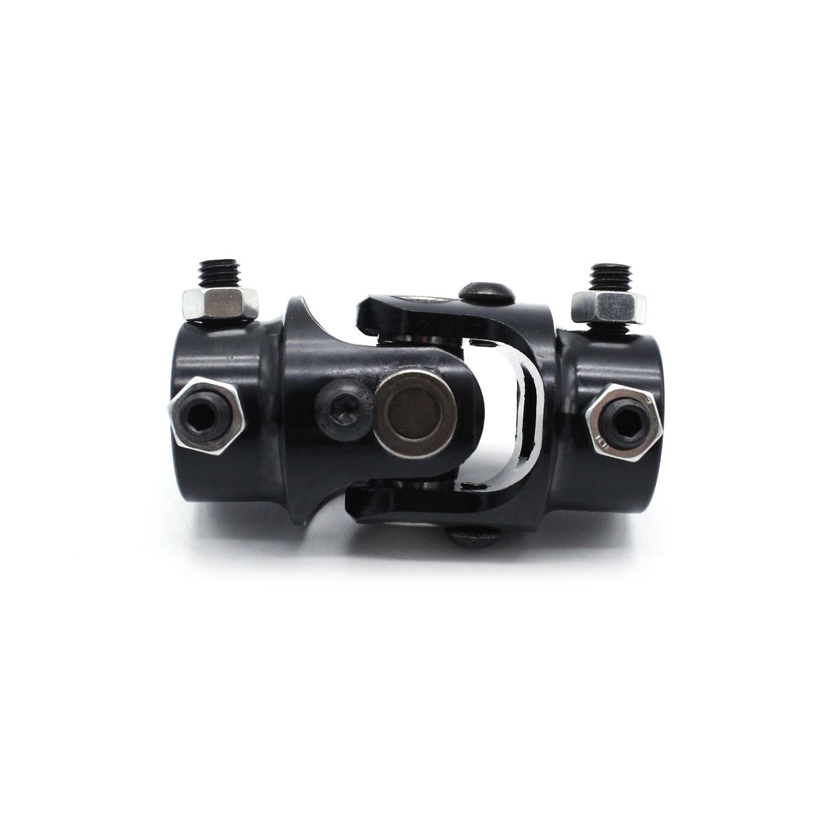 Steering Shaft U Joint Coupler 3/4in DD X 3/4in DD Black