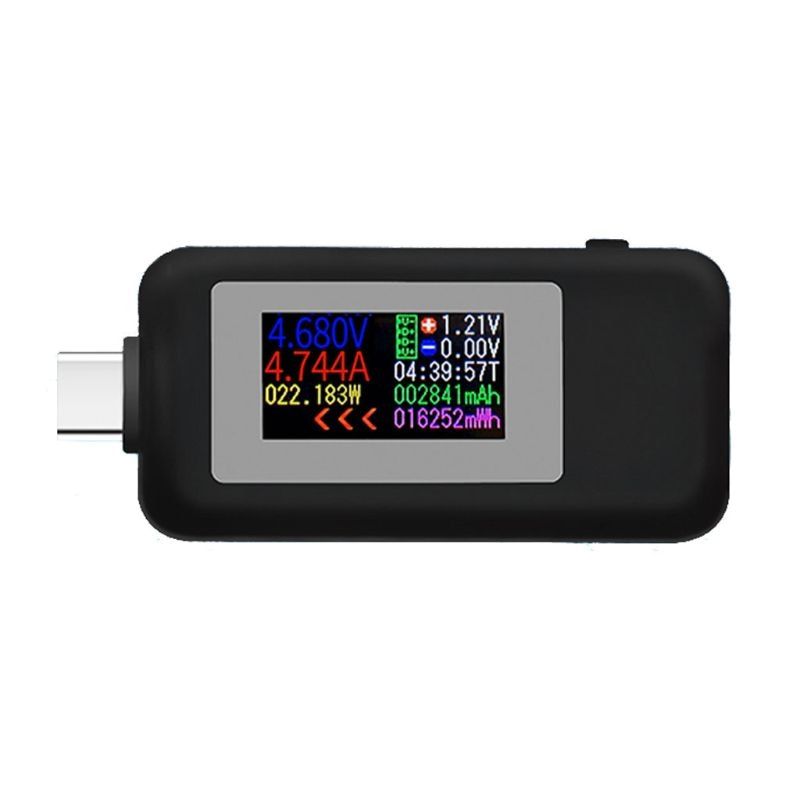 41QF KWS-1902C Type-C Colorful Display USB Tester Current