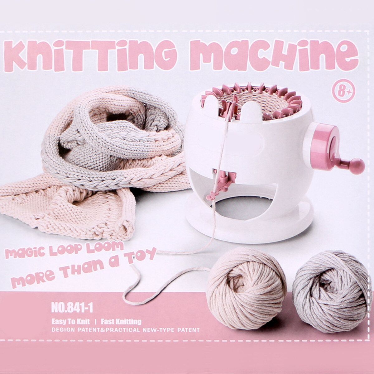 Knitting Machine Kids Knitting Kit Smart Weaver Weaving Loom Toy DIY Scarf Hat Sock Educational Toy