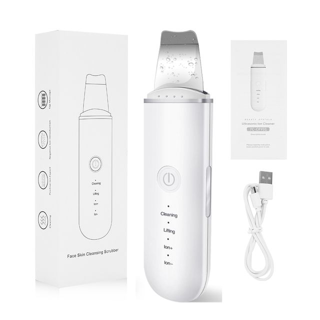 Facial Massager Ultrasound Skin Scrubber