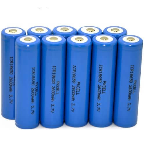 18650 3800mah 3.7v Rechargeable Lithium-ion Battery - 10pcs