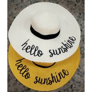 2pcs Of Sunshine Floppy Hats