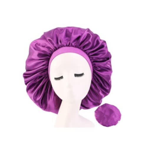 Jumbo Sleeping Hair Bonnet – Purple