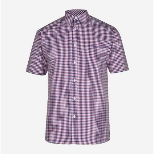 Short Sleeve Check Shirt - Red Royal
