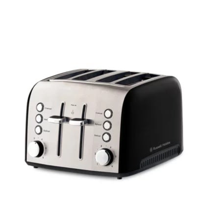 Russell Hobbs Heritage Vogue 4-slice Toaster - Black