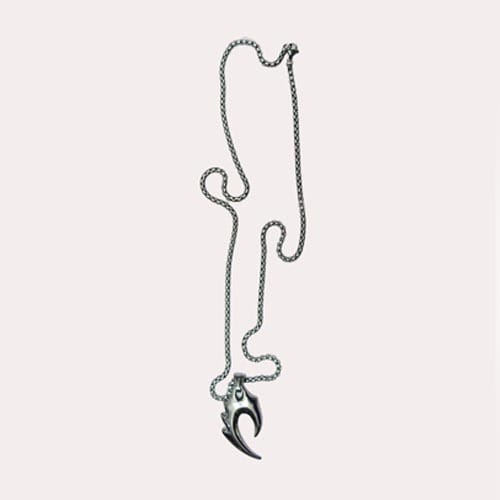 Half Fire Love Pendant & Necklace - Big