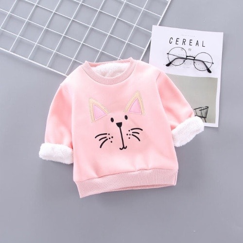 Baby Girl's Padded Pullover