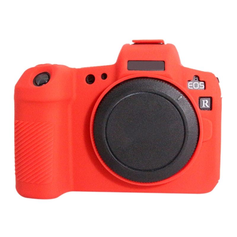 Soft Silicone  Case For Canon EOS R(Red)