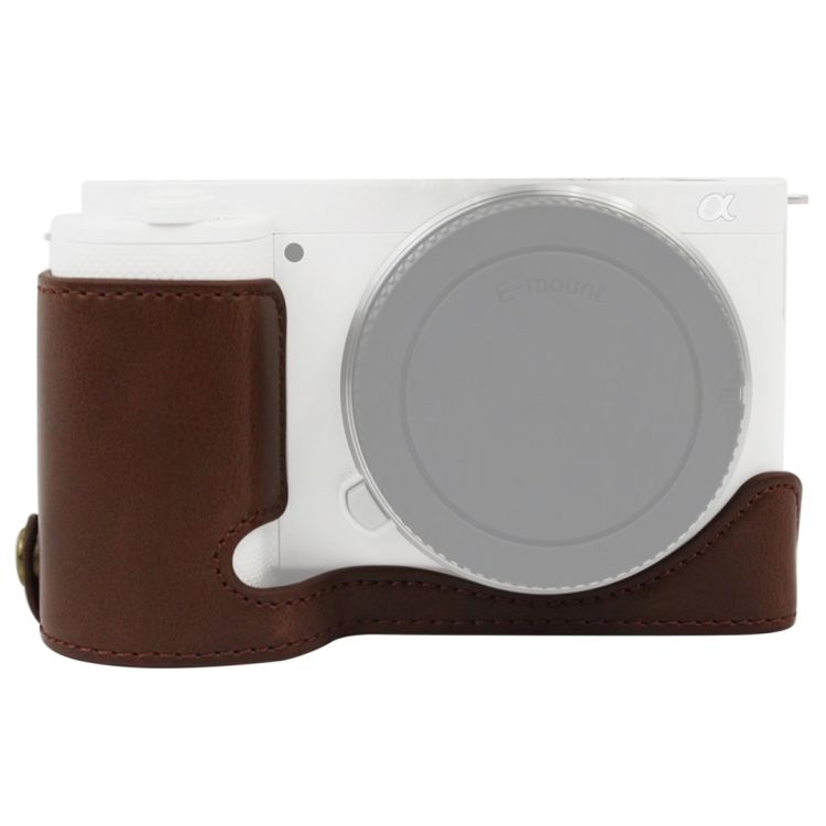 1/4 Inch Thread PU Half Case Base For Sony ZV-E10 / ZV-E10L