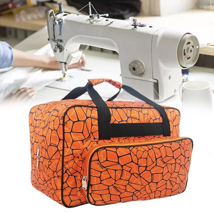 Portable Sewing Machine Carry Bag 46x23x32cm Holder Storage Orange