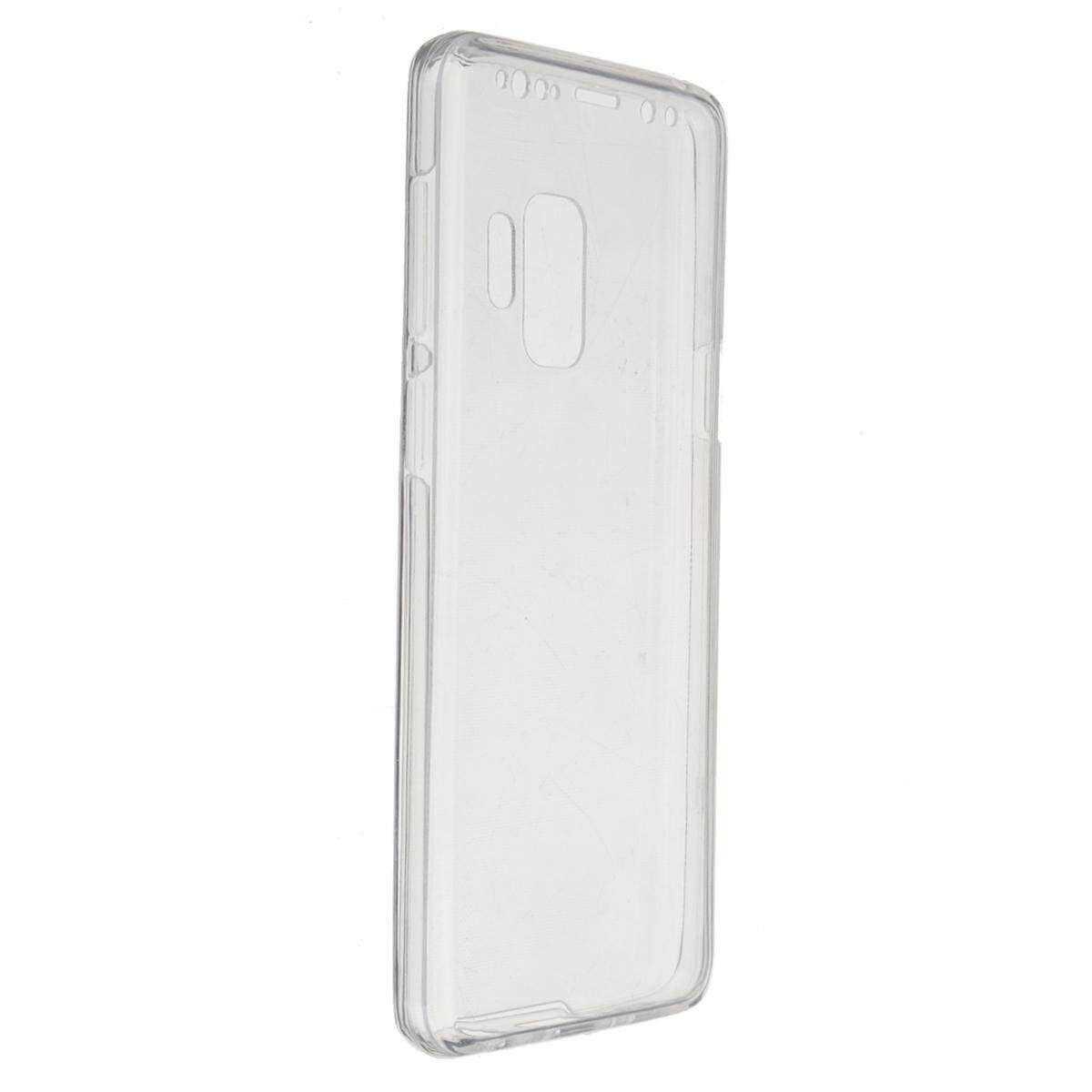 360°Protection Ultra Thin TPU Skin Pouch Cover Case For Samsung Galaxy S9 White White