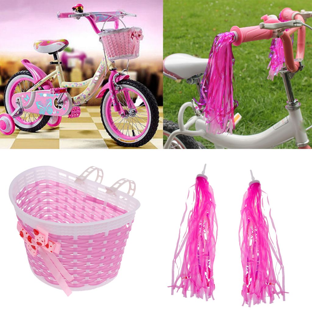 Girls Bike Front Basket Shopping Holder Case Bike Scooter