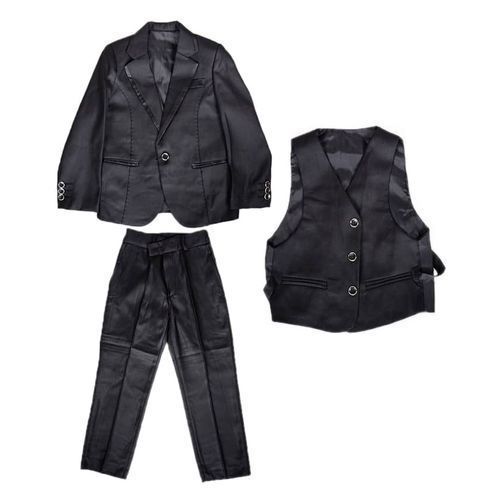 New World Boy's Formal Suit - Black (3 Piece)